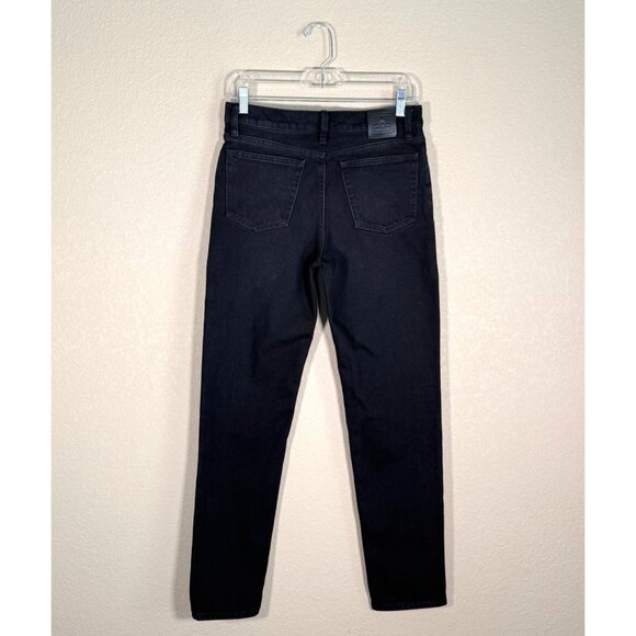 TOTEME Tapered Leg Jeans Women's in Washed Black - Picture 9 of 12